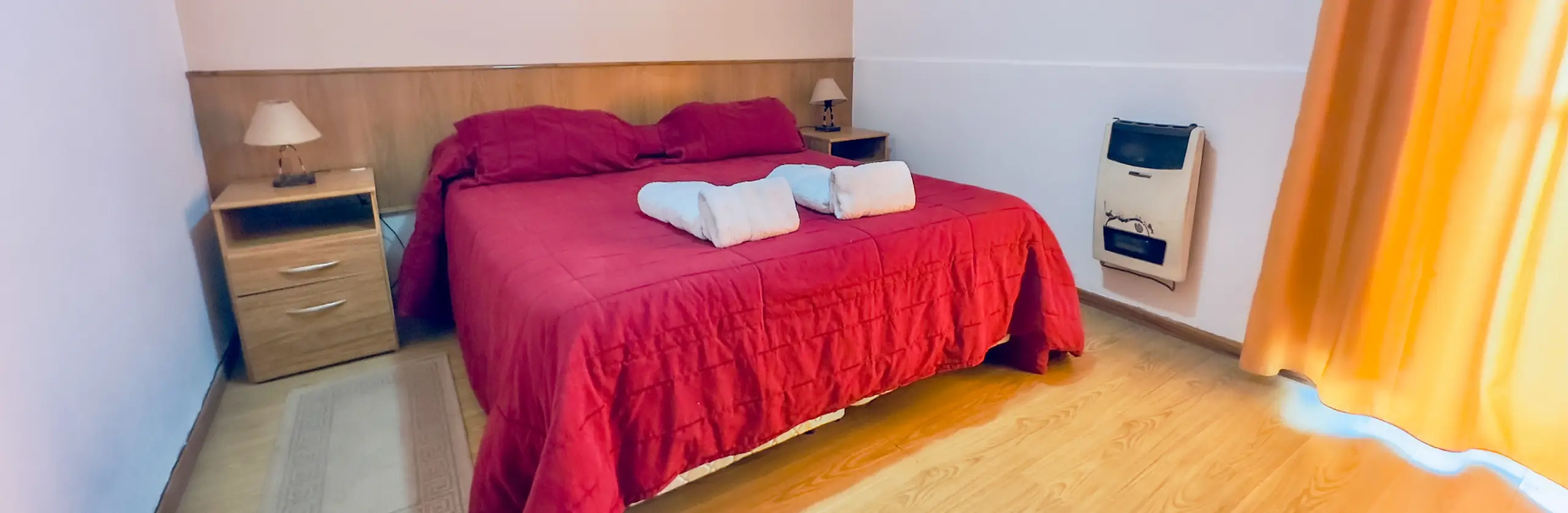 Habitacion doble matrimonial o twin en Apart 2 ambientes 1 baño - Fotos de Al Sur Apart de Malargüe Mendoza